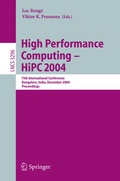 Cover: High Performance Computing - HiPC 2004 - Springer