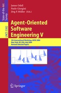 Cover: Agent-Oriented Software Engineering V - Springer