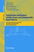 Cover: Construction and Analysis of Safe, Secure, and Interoperable Smart Devices - Springer