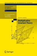 Cover: Multiplicative Invariant Theory - Springer