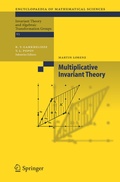 Cover: Multiplicative Invariant Theory - Springer