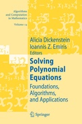 Cover: Solving Polynomial Equations - Springer