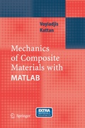 Cover: Mechanics of Composite Materials with MATLAB - Springer