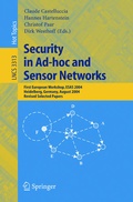 Cover: Security in Ad-hoc and Sensor Networks - Springer