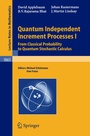 Cover: Quantum Independent Increment Processes I - Springer