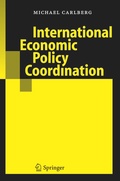 Cover: International Economic Policy Coordination - Springer