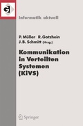 Cover: Kommunikation in Verteilten Systemen (KiVS) 2005 - Springer