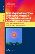Cover: From Integrated Publication and Information Systems to Information and Knowledge Environments - Springer