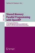 Cover: Shared Memory Parallel Programming with Open MP - Springer