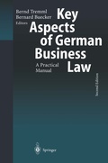Cover: Key Aspects of German Business Law - Springer