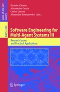 Cover: Software Engineering for Multi-Agent Systems III - Springer