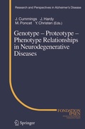 Cover: Genotype - Proteotype - Phenotype Relationships in Neurodegenerative Diseases - Springer