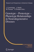 Cover: Genotype - Proteotype - Phenotype Relationships in Neurodegenerative Diseases - Springer