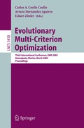 Cover: Evolutionary Multi-Criterion Optimization - Springer