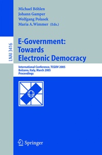 Abbildung von: E-Government: Towards Electronic Democracy - Springer