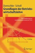 Cover: Grundlagen der Betriebswirtschaftslehre - Springer