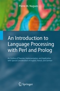 Cover: An Introduction to Language Processing with Perl and Prolog - Springer