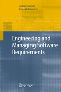 Cover: Engineering and Managing Software Requirements - Springer