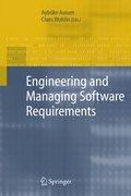 Cover: Engineering and Managing Software Requirements - Springer