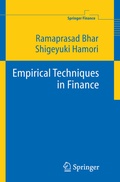 Cover: Empirical Techniques in Finance - Springer