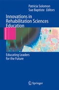 Cover: Innovations in Rehabilitation Sciences Education - Springer