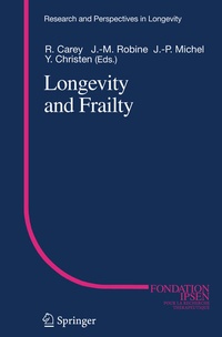 Enlarge image Cover: Longevity and Frailty - Springer