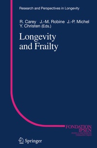 Enlarge image Cover: Longevity and Frailty - Springer