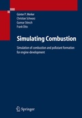 Cover: Simulating Combustion - Springer