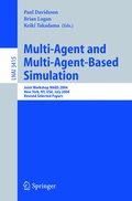 Cover: Multi-Agent and Multi-Agent-Based Simulation - Springer