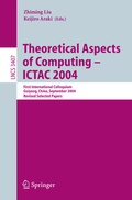 Cover: Theoretical Aspects of Computing - ICTAC 2004 - Springer