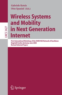 Enlarge image Cover: Wireless Systems and Mobility in Next Generation Internet - Springer