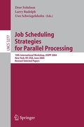 Cover: Job Scheduling Strategies for Parallel Processing - Springer