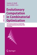 Cover: Evolutionary Computation in Combinatorial Optimization - Springer