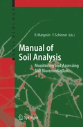 Cover: Manual for Soil Analysis - Monitoring and Assessing Soil Bioremediation - Springer