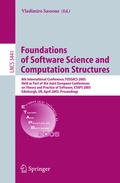 Cover: Foundations of Software Science and Computational Structures - Springer