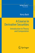 Cover: A Course in Derivative Securities - Springer