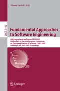 Cover: Fundamental Approaches to Software Engineering - Springer