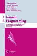 Cover: Genetic Programming - Springer