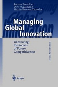 Enlarge image Cover: Managing Global Innovation - Springer