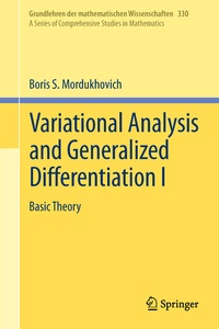 Abbildung von: Variational Analysis and Generalized Differentiation I - Springer