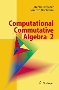 Enlarge image Cover: Computational Commutative Algebra 2 - Springer