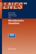 Cover: Microdynamics Simulation - Springer