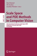 Cover: Scale Space and PDE Methods in Computer Vision - Springer