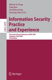 Enlarge image Cover: Information Security Practice and Experience - Springer