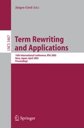 Cover: Term Rewriting and Applications - Springer
