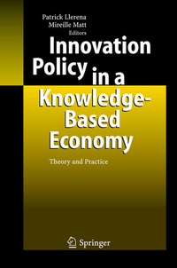 Enlarge image Cover: Innovation Policy in a Knowledge-Based Economy - Springer
