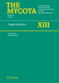 Cover: Fungal Genomics - Springer
