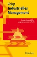 Cover: Industrielles Management - Springer