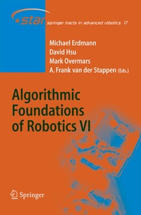 Enlarge image Cover: Algorithmic Foundations of Robotics VI - Springer