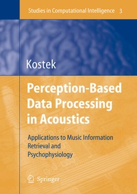 Enlarge image Cover: Perception-Based Data Processing in Acoustics - Springer